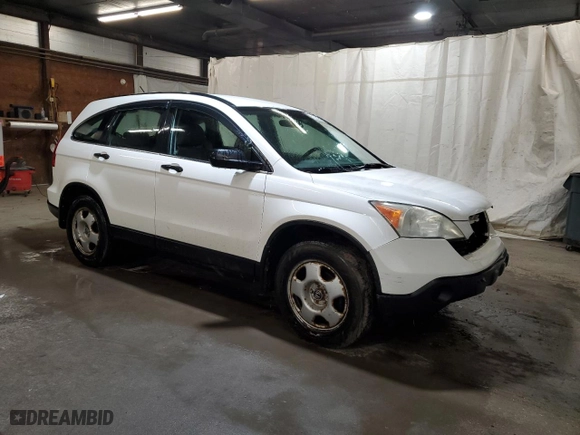 2008 Honda CR-V LX with VIN 5J6RE48308L024799, listed as a Copart auction lot 51260935 with 124,647 mi miles and Salvage Title. Bid and sale history available at carsss.com. Image 4.