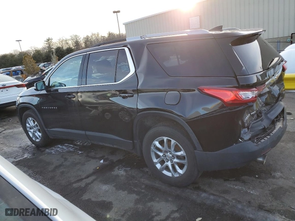 2018 Chevrolet Traverse LT Cloth with VIN 1GNEVGKWXJJ196615, listed as a Copart auction lot 45556125 with 125,642 mi miles and Salvage Title. Bid and sale history available at carsss.com. Image 2.