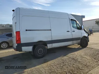 2024 Mercedes-Benz Sprinter Cargo with VIN W1Y4KBHY4RT182858, listed as a Copart auction lot 87263844 with Not Provided miles and Salvage Title. Bid and sale history available at carsss.com. Image 3.