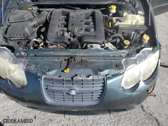 2000 Chrysler 300M with VIN 2C3HE66G3YH150823, listed as a Copart auction lot 76599184 with 127,591 mi miles and Salvage Title. Bid and sale history available at carsss.com. Image 12.