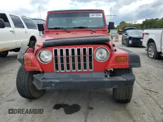 1997 Jeep Wrangler Sport with VIN 1J4FY19S1VP548675, listed as a Copart auction lot 66413504 with 0 mi miles and Salvage Title. Bid and sale history available at carsss.com. Image 5.
