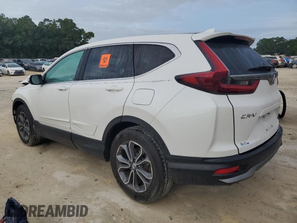 2022 Honda CR-V EX-L z VIN 5J6RW1H84NL001822, wystawiony jako Copart lot #59675955 z przebiegiem 23 381 mil mil oraz Nie do naprawy • Non repairable. Historia ofert i sprzedaży dostępna na DreamBid. Obrazek 2.
