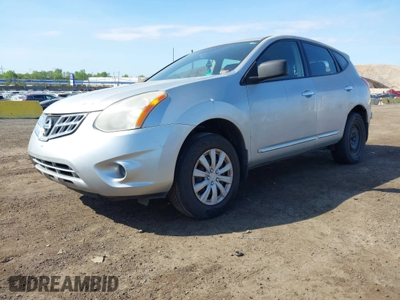 2013 Nissan Rogue S with VIN JN8AS5MV0DW128747, listed as a IAAI auction lot 42152164 with 106,337 mi miles and . Bid and sale history available at DreamBid. Image 2.