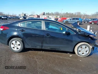 2017 Kia Forte LX with VIN 3KPFK4A78HE036223, listed as a IAAI auction lot 41554426 with 14,438 mi miles. Bid and sale history available at carsss.com. Image 13.