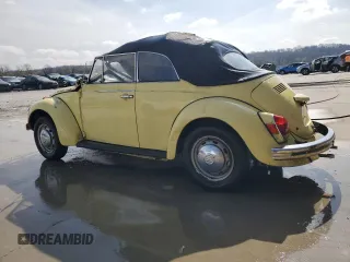 1972 Volkswagen Beetle with VIN 1522360640, listed as a Copart auction lot 50975555 with Not Provided miles and Salvage Title. Bid and sale history available at DreamBid. Image 2.