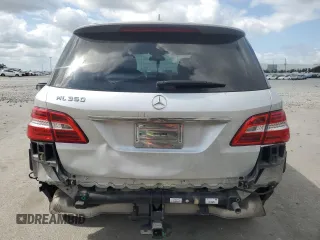 2015 Mercedes-Benz M ML 350 with VIN 4JGDA5JB7FA527043, listed as a Copart auction lot 55034065 with 90,473 mi miles and Salvage Title. Bid and sale history available at carsss.com. Image 6.