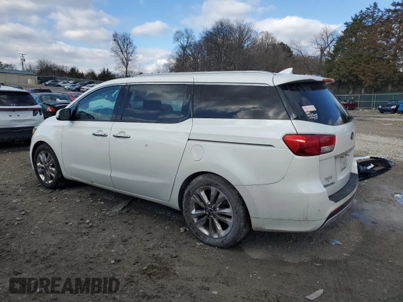 2015 Kia Sedona SX-L with VIN KNDME5C18F6032334, listed as a Copart auction lot 46107985 with 246,339 mi miles and Clean Title. Bid and sale history available at DreamBid. Image 2.