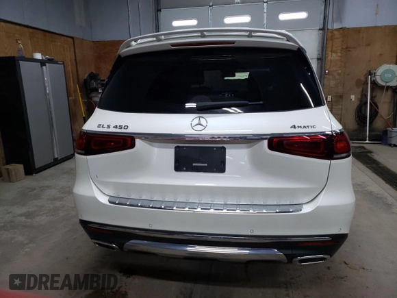 2020 Mercedes-Benz GLS 450 with VIN 4JGFF5KE4LA179006, listed as a Copart auction lot 55319804 with 18,567 mi miles and . Bid and sale history available at DreamBid. Image 6.