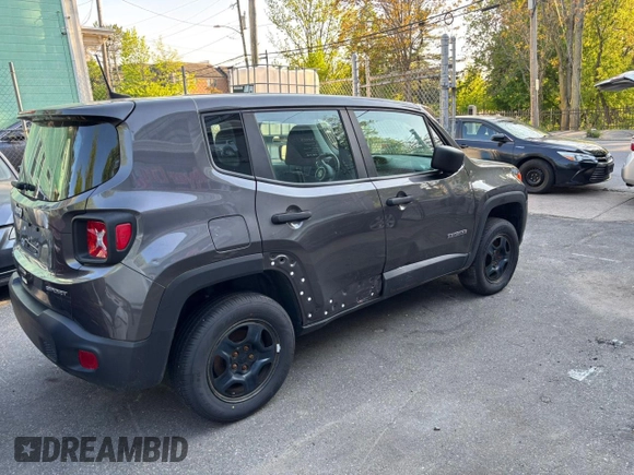 2020 Jeep Renegade Jeepster with VIN ZACNJBAB3LPL47283, listed as a Copart auction lot 57184485 with Not provided miles and Clean title. Bid and sale history available at DreamBid. Image 4.