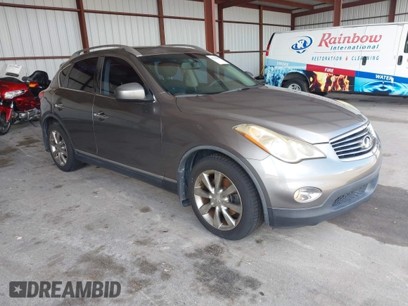 2012 Infiniti EX Journey with VIN JN1AJ0HR2CM452343, listed as a IAAI auction lot 42216001 with 214,459 mi miles. Bid and sale history available at carsss.com. Image 1.