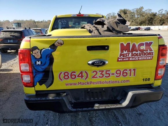 2022 Ford Ranger XL with VIN 1FTER1FH7NLD41464, listed as a Copart auction lot 75537134 with 88,130 mi miles and Salvage Title. Bid and sale history available at carsss.com. Image 6.