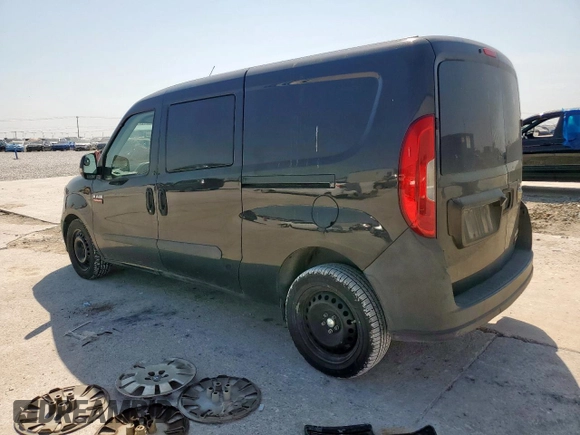2015 Ram ProMaster City Cargo Tradesman with VIN ZFBERFAT2F6A82042, listed as a Copart auction lot 52631715 with 175,988 mi miles and Salvage title. Bid and sale history available at DreamBid. Image 2.
