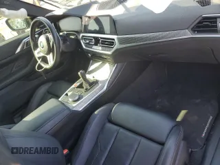 2021 BMW M4 with VIN WBS53AZ08MCF95296, listed as a Copart auction lot 51476735 with Not provided miles and Salvage title. Bid and sale history available at DreamBid. Image 8.