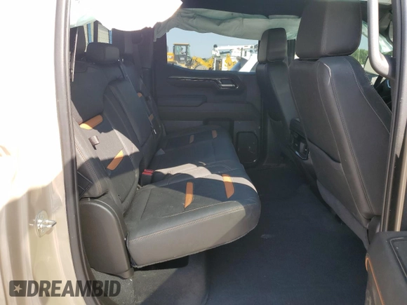 2023 GMC Sierra 1500 AT4 with VIN 1GTUUEE89PZ218574, listed as a Copart auction lot 55883305 with 34,239 mi miles and Salvage title. Bid and sale history available at DreamBid. Image 10.