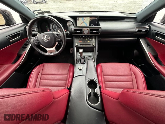 2019 Lexus IS 300 with VIN JTHC81D22K5035098, listed as a Copart auction lot 52459935 with 165,348 mi miles and Clean title. Bid and sale history available at DreamBid. Image 9.