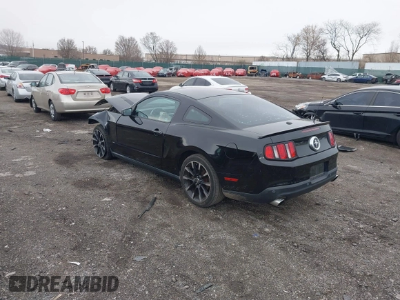 2012 Ford Mustang Premium with VIN 1ZVBP8AM7C5249954, listed as a IAAI auction lot 41881033 with 119,887 mi miles and . Bid and sale history available at DreamBid. Image 3.
