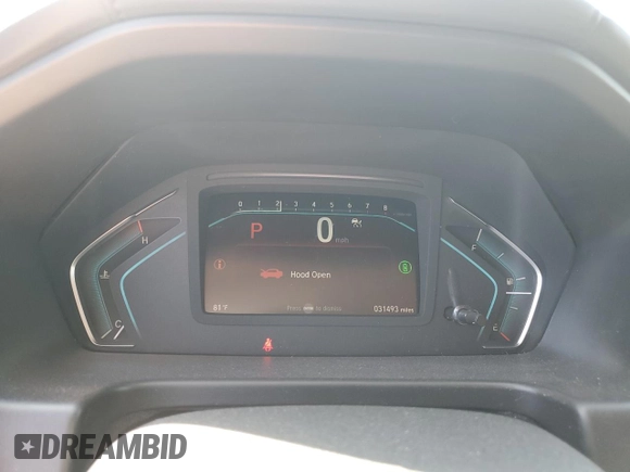 2022 Honda Odyssey EX-L with VIN 5FNRL6H73NB021145, listed as a Copart auction lot 46609265 with 31,493 mi miles and Salvage Title. Bid and sale history available at DreamBid. Image 9.