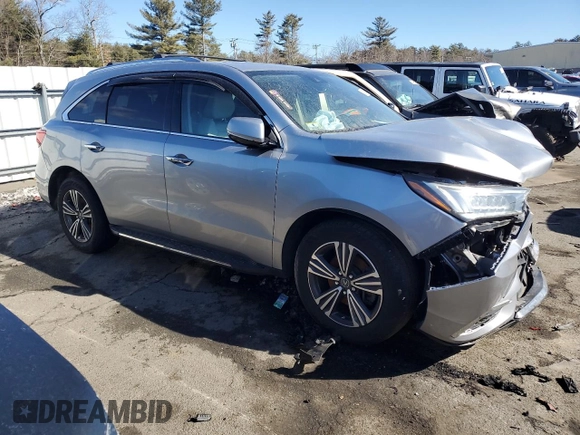 2018 Acura MDX with VIN 5J8YD4H34JL004454, listed as a Copart auction lot 43599075 with 98,974 mi miles and Salvage Title. Bid and sale history available at DreamBid. Image 4.