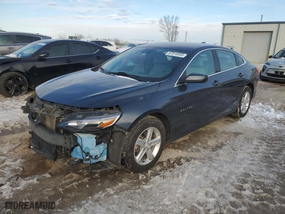 2020 Chevrolet Malibu LS with VIN 1G1ZC5STXLF113435, listed as a Copart auction lot 87815855 with 80,603 mi miles and Salvage Title. Bid and sale history available at carsss.com. Image 1.