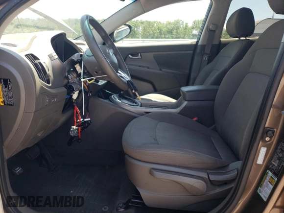 2012 Kia Sportage LX with VIN KNDPB3A20C7276250, listed as a Copart auction lot 61804995 with 112,303 mi miles and Salvage title. Bid and sale history available at DreamBid. Image 7.