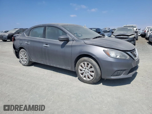 2017 Nissan Sentra S with VIN 3N1AB7APXHY290593, listed as a Copart auction lot 60475705 with 324,599 mi miles and Salvage title. Bid and sale history available at DreamBid. Image 4.