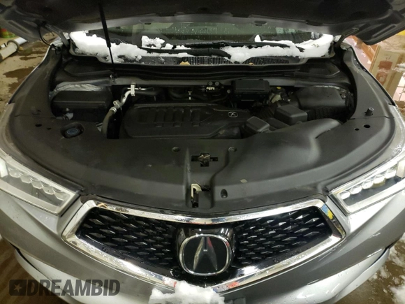 2017 Acura MDX with VIN 5FRYD4H30HB038711, listed as a Copart auction lot 71548922 with 68,058 mi miles. Bid and sale history available at carsss.com. Image 12.