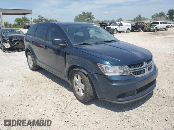 2013 Dodge Journey American Value with VIN 3C4PDCAB1DT650629, listed as a Copart auction lot 62072965 with 87,674 mi miles and Salvage title. Bid and sale history available at DreamBid. Image 4.