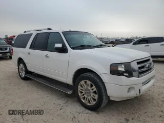2011 Ford Expedition Max Limited with VIN 1FMJK1K55BEF25845, listed as a Copart auction lot 81760624 with 165,670 mi miles and Clean title. Bid and sale history available at DreamBid. Image 4.