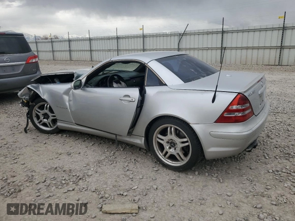 2003 Mercedes-Benz SLK with VIN WDBKK66F13F285485, listed as a Copart auction lot 50996885 with Not provided miles and Salvage title. Bid and sale history available at DreamBid. Image 2.
