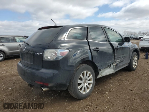 2010 Mazda CX-7 Sport with VIN JM3ER2W58A0336952, listed as a Copart auction lot 50120855 with 198,687 mi miles and Salvage Title. Bid and sale history available at carsss.com. Image 3.
