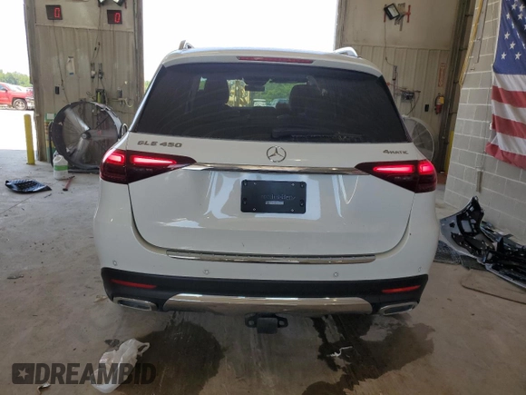 2024 Mercedes-Benz GLE 450 with VIN 4JGFB5KB1RB200365, listed as a Copart auction lot 65631214 with 1,792 mi miles and Salvage title. Bid and sale history available at DreamBid. Image 6.