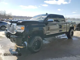 2015 GMC Sierra 1500 Denali with VIN 3GTU2WEC0FG359810, listed as a Copart auction lot 49784405 with 121,859 mi miles and Salvage Title. Bid and sale history available at carsss.com. Image 1.