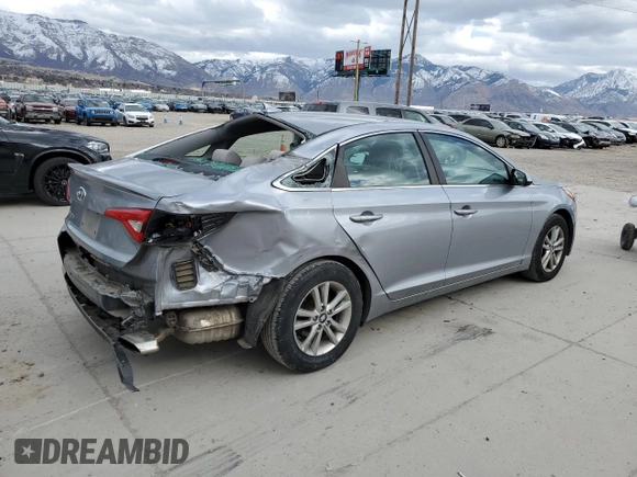 2017 Hyundai Sonata SE with VIN 5NPE24AF0HH514214, listed as a Copart auction lot 49087525 with 208,175 mi miles and Salvage Title. Bid and sale history available at carsss.com. Image 3.