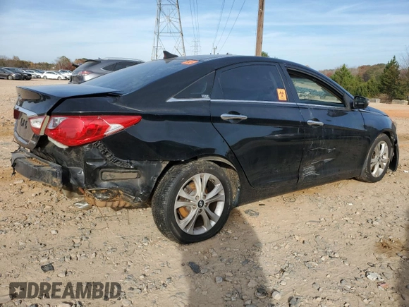 2013 Hyundai Sonata Limited with VIN 5NPEC4ACXDH641341, listed as a Copart auction lot 79415574 with Not Provided miles and Salvage Title. Bid and sale history available at carsss.com. Image 3.