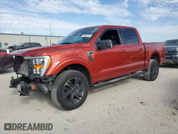 2023 Ford F-150 XL with VIN 1FTFW1E58PKD16649, listed as a Copart auction lot 42909715 with 55,222 mi miles and Salvage Title. Bid and sale history available at carsss.com. Image 1.