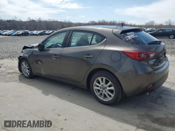 2014 Mazda 3 i Grand Touring with VIN JM1BM1M79E1142889, listed as a Copart auction lot 53263345 with 146,606 mi miles and Salvage Title. Bid and sale history available at DreamBid. Image 2.