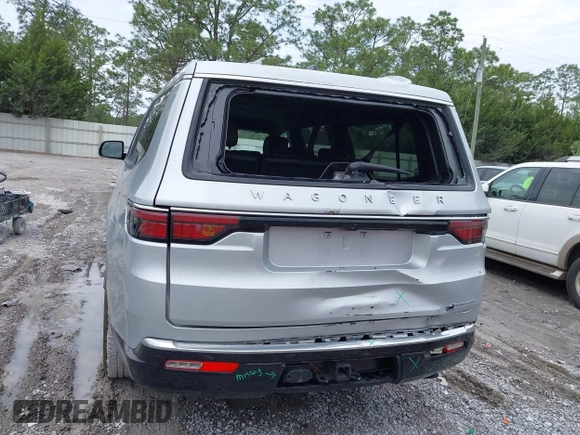 2024 Jeep Wagoneer Series II with VIN 1C4SJRBP0RS120323, listed as a IAAI auction lot 42217136 with 28,006 mi miles and . Bid and sale history available at carsss.com. Image 16.