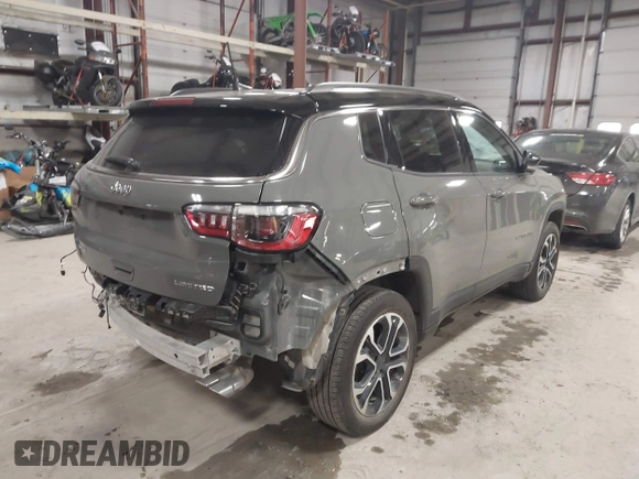 2022 Jeep Compass High Altitude with VIN 3C4NJDCBXNT101483, listed as a IAAI auction lot 41573157 with 18,473 mi miles and . Bid and sale history available at DreamBid. Image 4.