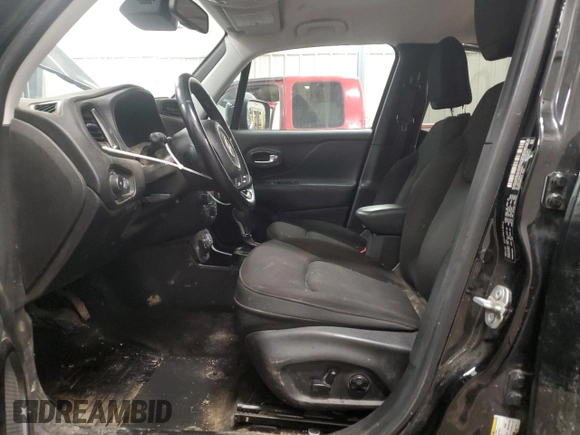 2018 Jeep Renegade Altitude with VIN ZACCJBBB8JPH68678, listed as a Copart auction lot 79133264 with 52,459 mi miles and Salvage title. Bid and sale history available at DreamBid. Image 7.