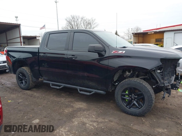 2020 Chevrolet Silverado 1500 Custom Trail Boss with VIN 3GCPYCEF1LG189019, listed as a IAAI auction lot 41491626 with 57,933 mi miles and . Bid and sale history available at DreamBid. Image 14.