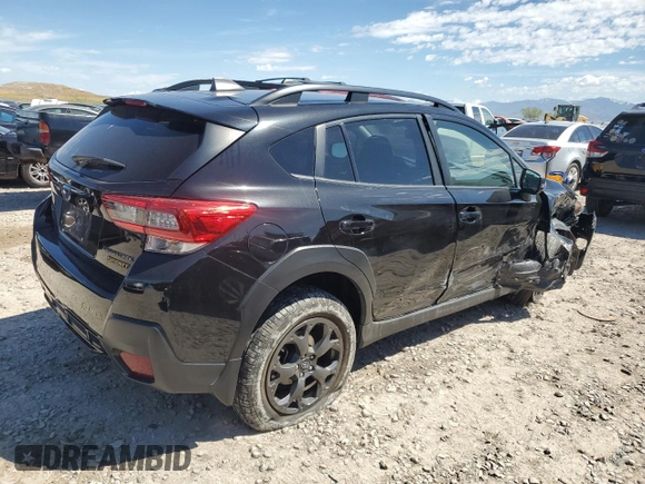2021 Subaru Crosstrek Special Sports with VIN JF2GTHSC0MH667607, listed as a Copart auction lot 55859705 with 25,694 mi miles and Salvage title. Bid and sale history available at DreamBid. Image 3.