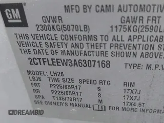 2010 GMC Terrain SLE-2 with VIN 2CTFLEEW3A6307168, listed as a IAAI auction lot 42372289 with 183,994 mi miles and . Bid and sale history available at DreamBid. Image 9.