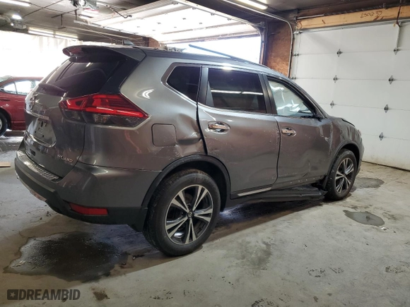 2017 Nissan Rogue SL with VIN 5N1AT2MV1HC827055, listed as a Copart auction lot 49097075 with 0 mi miles and Salvage Title. Bid and sale history available at carsss.com. Image 3.