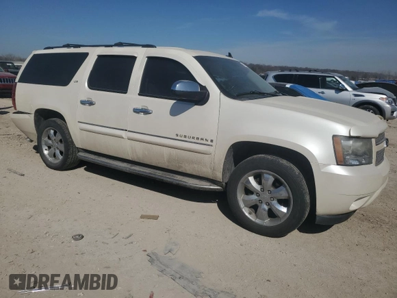 2008 Chevrolet Suburban LTZ with VIN 1GNFK163X8R203214, listed as a Copart auction lot 48798295 with 172,576 mi miles and Salvage Title. Bid and sale history available at carsss.com. Image 4.