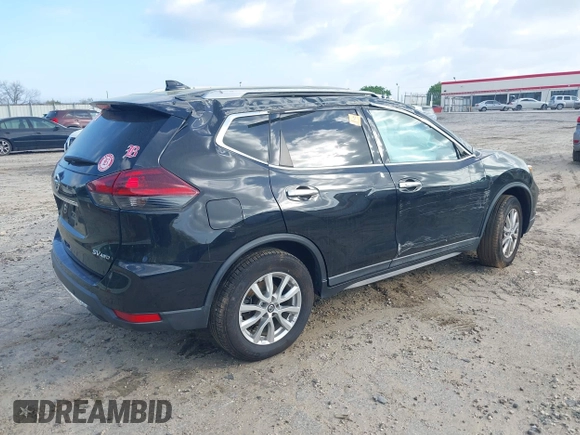 2019 Nissan Rogue SL with VIN 5N1AT2MV4KC702722, listed as a IAAI auction lot 41963782 with 1 mi miles. Bid and sale history available at carsss.com. Image 4.