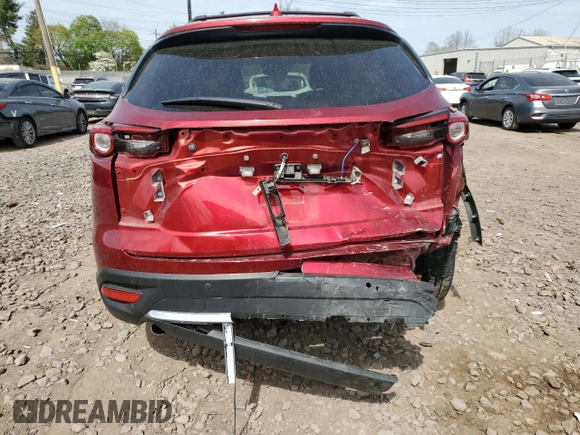 2022 Mazda CX-9 Grand Touring with VIN JM3TCBDY5N0619692, listed as a Copart auction lot 54533405 with 10,833 mi miles and Salvage title. Bid and sale history available at DreamBid. Image 6.