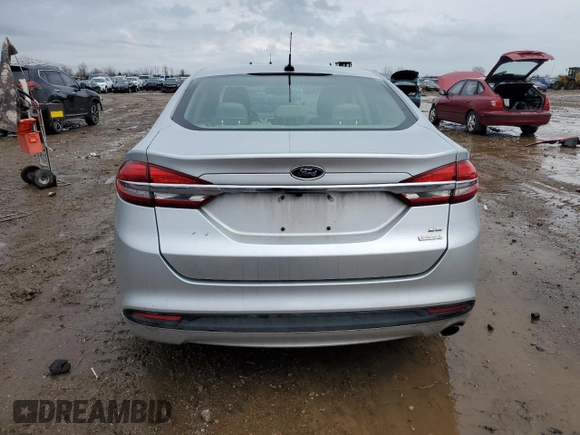 2017 Ford Fusion SE with VIN 3FA6P0HDXHR124355, listed as a Copart auction lot 51341715 with 99,984 mi miles and Salvage Title. Bid and sale history available at DreamBid. Image 6.