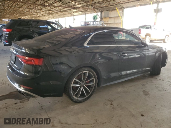 2018 Audi S5 Premium Plus z VIN WAUP4AF58JA021313, wystawiony jako Copart lot #49004615 z przebiegiem 40 551 mil mil oraz Czysty tytuł • Clean title. Historia ofert i sprzedaży dostępna na DreamBid. Obrazek 3.