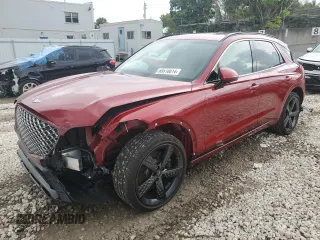 2022 Genesis GV70 Sport with VIN KMUMCDTC5NU061475, listed as a Copart auction lot 69510014 with 20,051 mi miles and Salvage title. Bid and sale history available at DreamBid. Image 1.