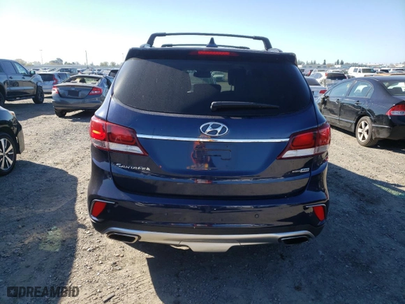 2017 Hyundai Santa Fe Limited Ultimate with VIN KM8SRDHFXHU190114, listed as a Copart auction lot 50298055 with 119,679 mi miles and Salvage Title. Bid and sale history available at carsss.com. Image 6.